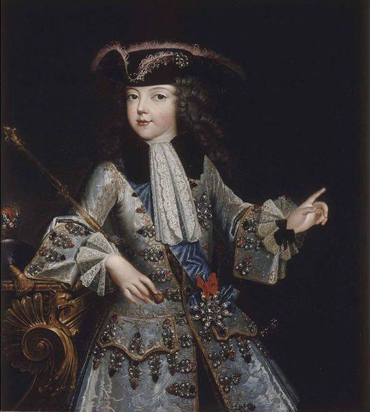 unknow artist Portrait of a young Louis XV of France. oil painting image